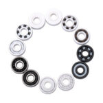 7014CE ceramic angular contact ball bearings rubber shielded